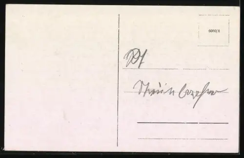 AK Ein Quartett, Katzenkinder im Korb