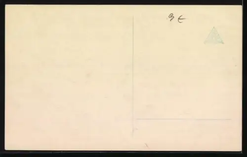 AK Weisse Katze mit Welpe in einem Korb