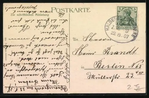 AK Harz, Bauer beim Treiben der Kühe auf die Weide