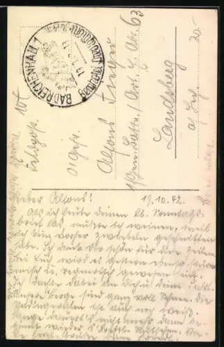 AK Ein Paar schwarzer Terrier