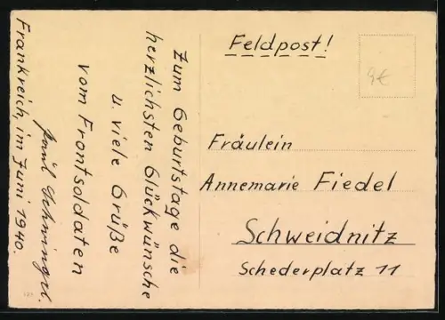 AK Zwei Terrier auf einem Polster