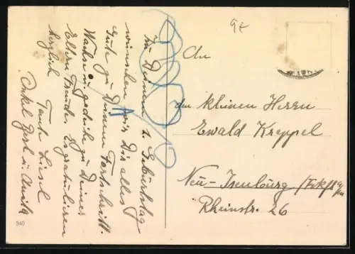 AK Zwei Terrier mit Halsbändern