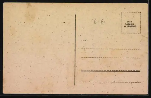 Foto-AK Terrier mit hängender Zunge in der Sonne