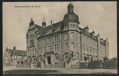 AK Zeitz, Strassenpartie an der Oberrealschule