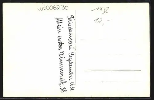 Foto-AK Friedensau, Aussenansicht einer Villa