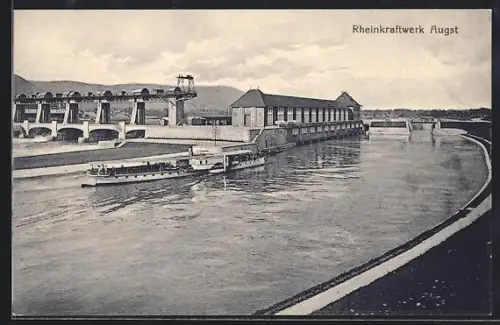 AK Augst, Partie am Rheinkraftwerk
