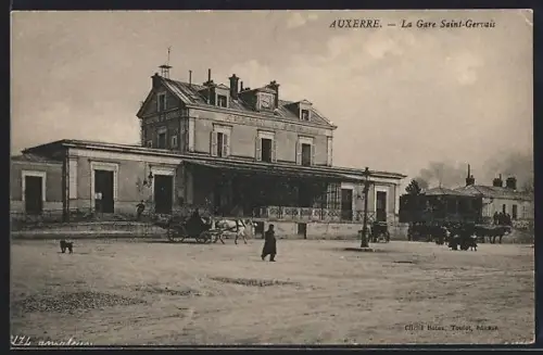 AK Auxerre, la Gare de Saint-Gervais
