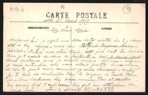 AK Joigny, La Gare, Bahnhof