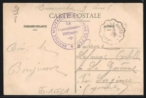 AK Chatillon-sur-Seine, La Gare