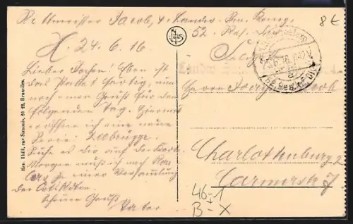 AK Zeebrugge, Boulevard de Blankenberghe, Strassenpartie, Strassenbahn