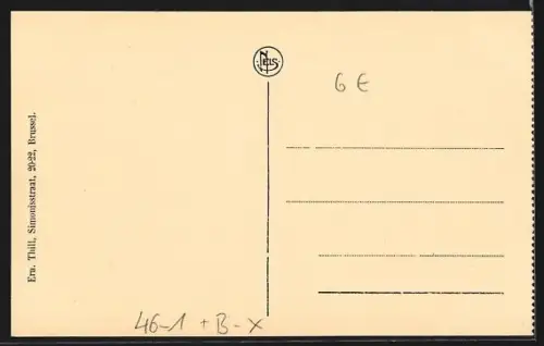 AK Zeebrugge, Boulevard de Blankenberghe, Strassenbahn