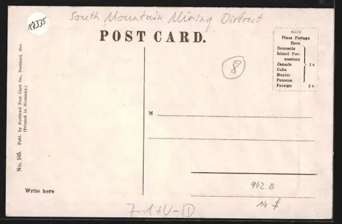 AK Idaho, ID, Copper mining in Idaho