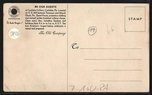 AK Coaldale, PA, The Mammoth Vein, Bergbau