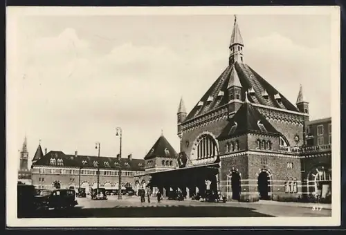 AK Copenhagen, Central Station, Bahnhof