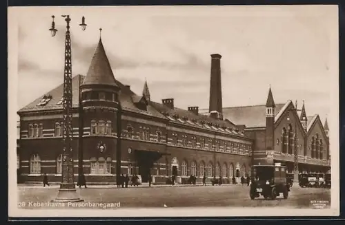 AK København, Københavs Personbanegaard, Bahnhof