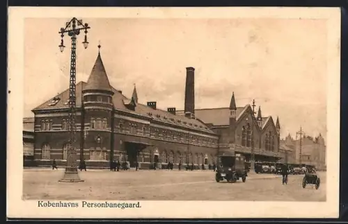 AK København, Københavs Personbanegaard, Bahnhof