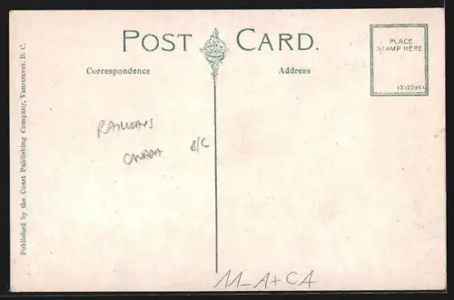 AK Mt. Robson, Mt. Robson seen from Canadian National Railway, Eisenbahn