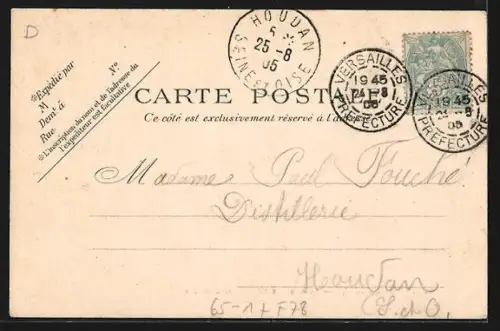 AK Saint-Cyr-L`Ecole, La Gare de la Grande-Ceinture, Bahnhof