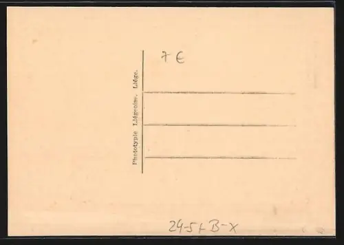 AK Liége, Crue de la Meuse 1925-1926, Rue Cathédrale