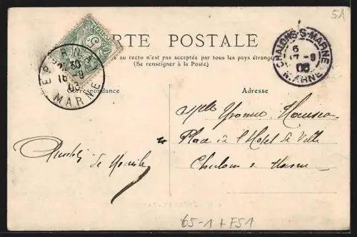 AK Epernay, La Gare, Bahnhof