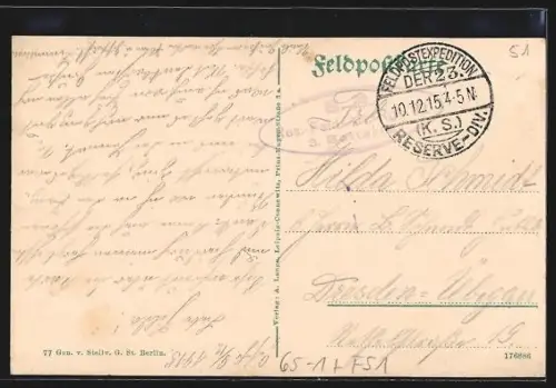 AK Dontrien, Zerstörter Bahnhof vom Krieg