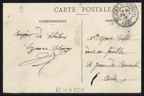 AK Chalons-sur-Marne, La Gare, vue extérieure, Bahnhof