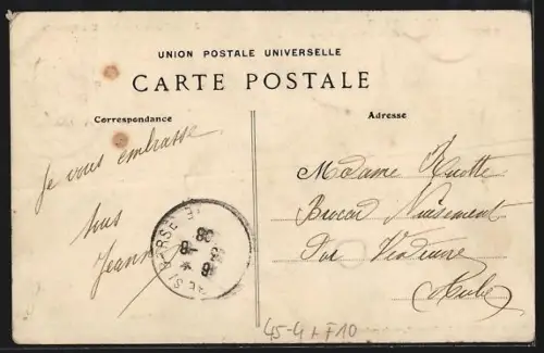 AK Troyes, Fête Fédérale de Gymnastique 1908, Une Pyramide