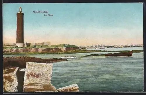 AK Alexandrie, Le Phare, Leuchtturm