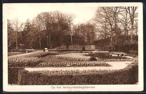AK Heemstede, Internationale Voorjaars-Bloemententoonstelling 1925, Op het tentoonstellingsterrein, Ausstellung