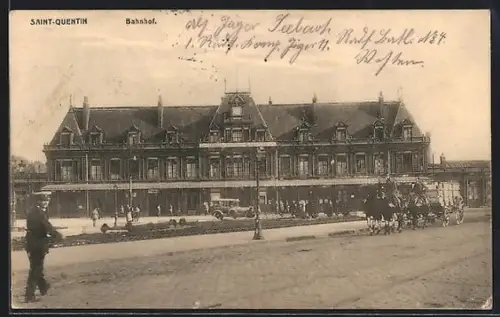 AK Saint-Quentin, La Gare