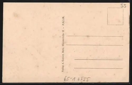 AK Verdun, Strassenleben am Bahnhof