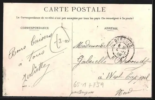 AK Cambrai, Boulevard Vauban et Gare du Cambrésis