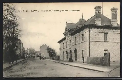 AK Laval, Avenue de la Gare, Bahnhof