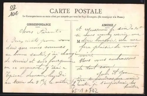 AK La Ferté-Milon /Aisne, Vue générale de la Gare