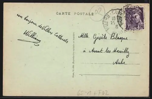 AK Villers Cotterets /Aisne, La Gare, Vue extérieure