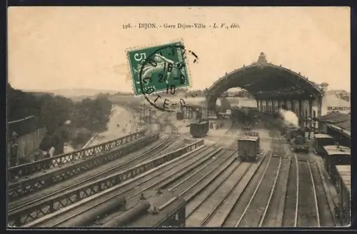 AK Dijon, Gare Dijon-Ville, Bahnhof