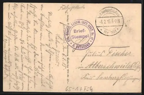 AK Conflans, Militärischer Train vor dem Bahnhof