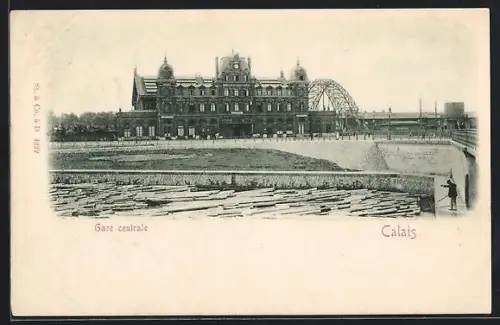 AK Calais, Gare centrale, Bahnhof