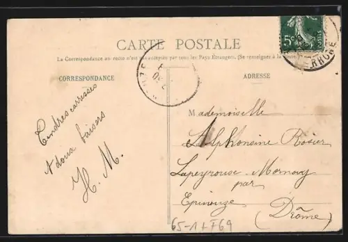 AK Lyon, La Nouvelle Gare des Brotteaux, Inaugurée 1908, Bahnhof