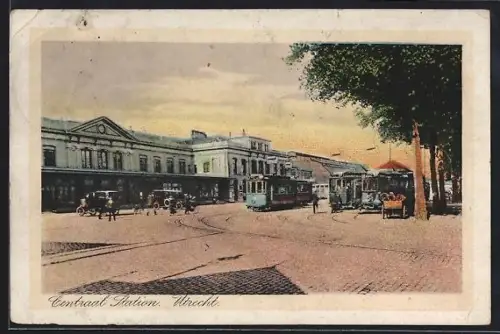 AK Utrecht, Centraal Station, Bahnhof