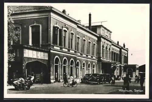 AK Hilversum, Station, Bahnhof