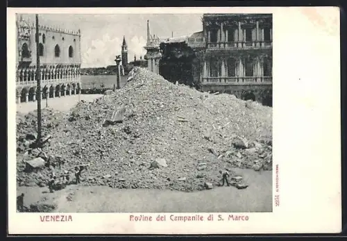AK Venezia, Rovine del Campanile di S. Marco