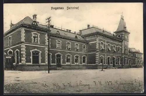 AK Hagenau, Der Bahnhof