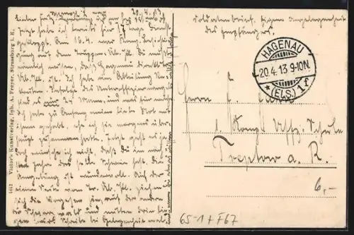 AK Hagenau, Der Bahnhof