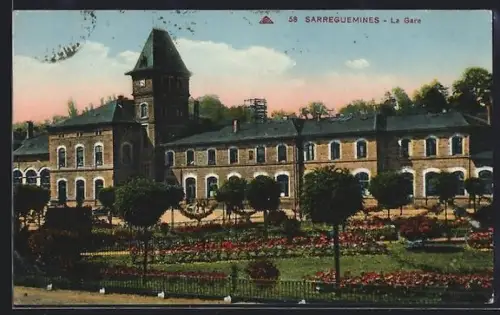 AK Sarreguemines, La Gare