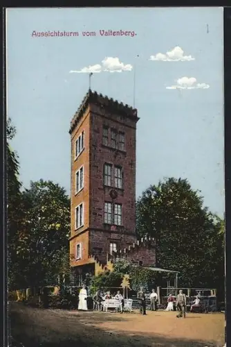 AK Neukirch / Lausitz, Gasthof Valtenberg, Aussichtsturm