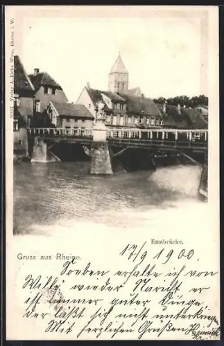AK Rheine, Emsbrücke