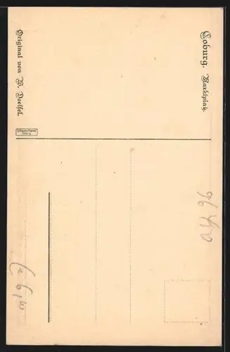 AK Coburg, Marktplatz