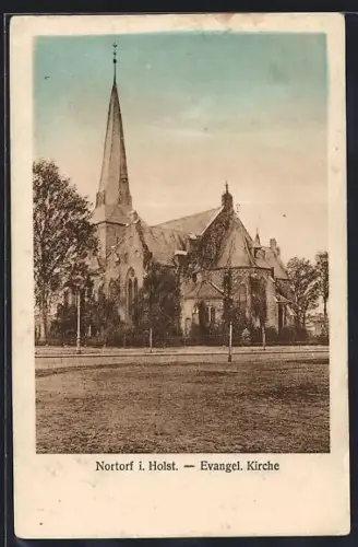 AK Nortorf i. Holst., Evangel. Kirche
