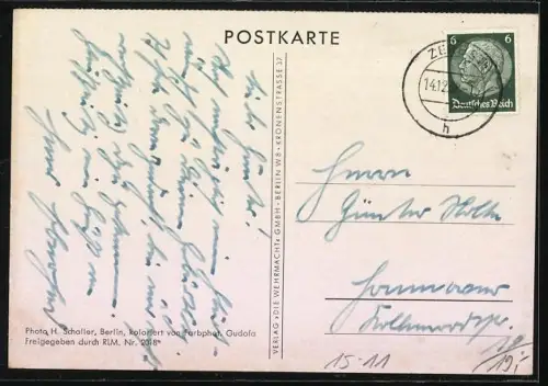 AK Kampfflugzeuge mit en in Keilformation